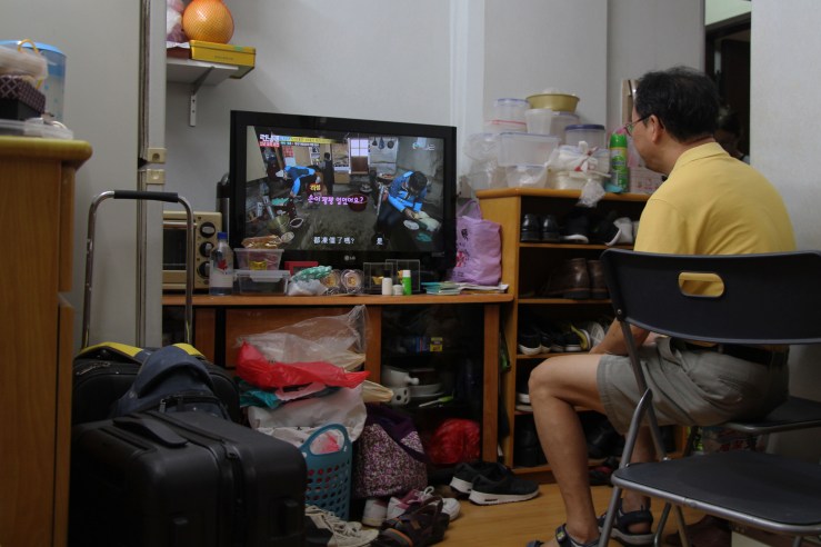 Mr Yu shares this two-bedroom flat with another five relatives. | Tanya McGovern